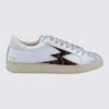 Moa Master Of Arts White And Leopard Sneakers In Metallic