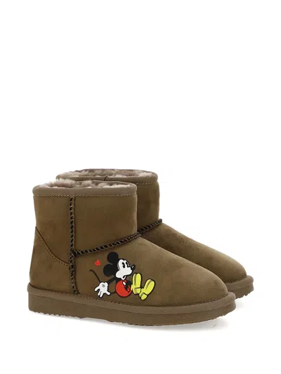 Moa Master Of Arts Kids' X Disney Mickey Mouse Boots In Green