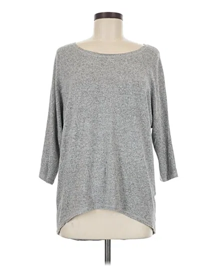 Pre-owned Moa Moa 3/4 Sleeve T-shirt In Gray