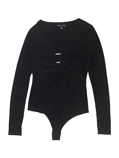 Pre-owned Moa Moa Bodysuit In Black