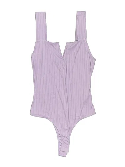 Pre-owned Moa Moa Bodysuit In Purple