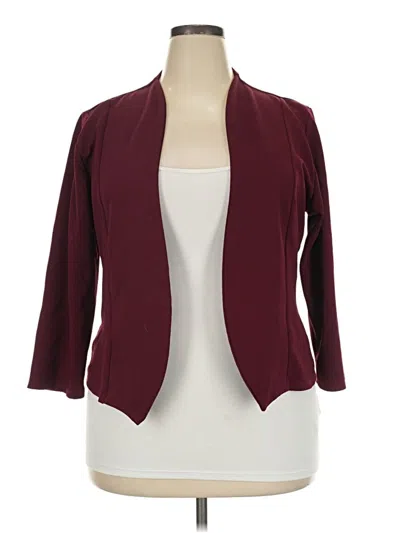 Pre-owned Moa Moa Cardigan Sweater In Burgundy