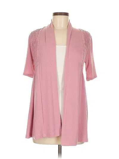 Pre-owned Moa Moa Cardigan Sweater In Pink