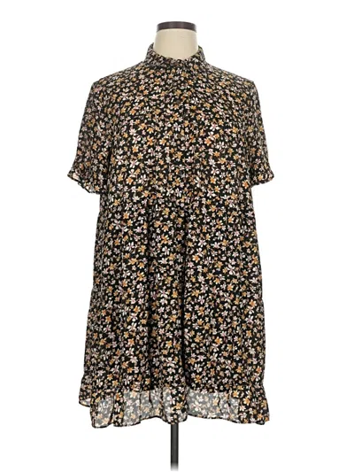 Pre-owned Moa Moa Casual Dress In Brown