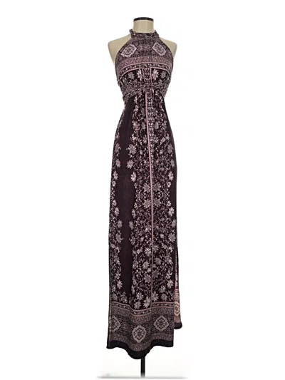 Pre-owned Moa Moa Casual Dress In Brown