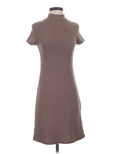 Pre-owned Moa Moa Casual Dress In Brown
