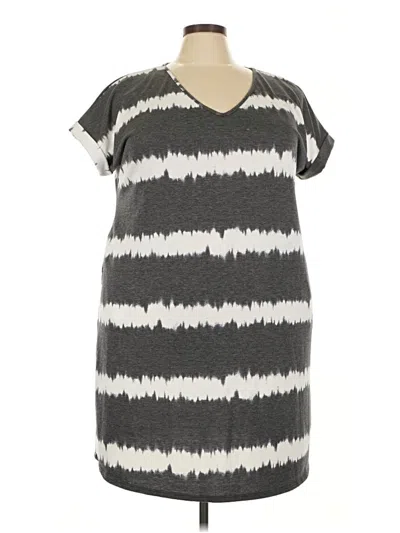 Pre-owned Moa Moa Casual Dress In Gray