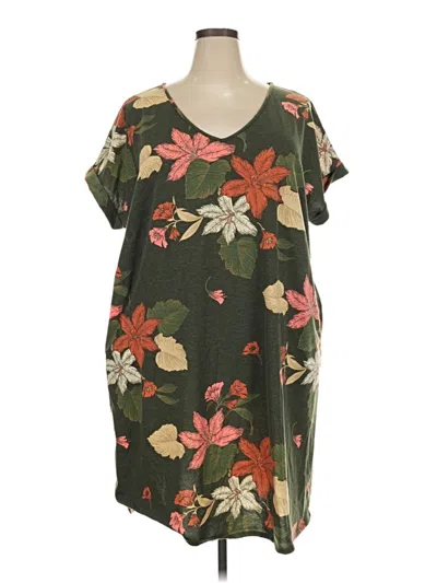 Pre-owned Moa Moa Casual Dress In Green