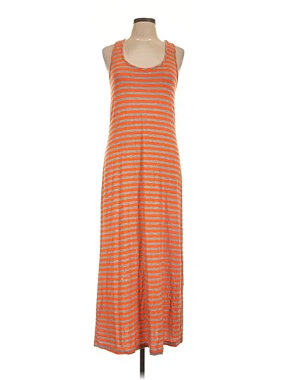 Pre-owned Moa Moa Casual Dress In Orange