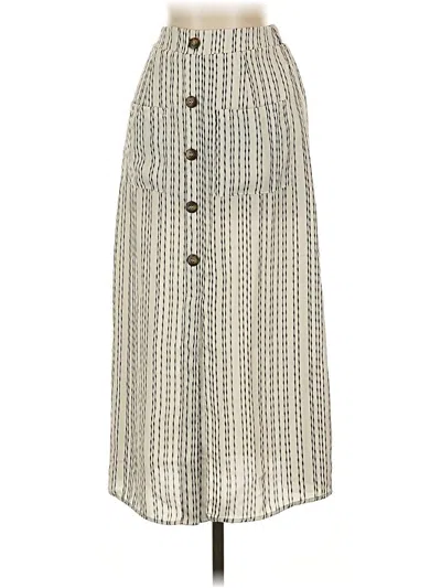 Pre-owned Moa Moa Casual Skirt In White
