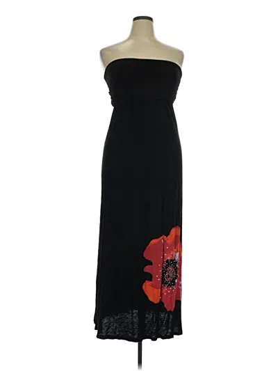 Pre-owned Moa Moa Cocktail Dress In Black