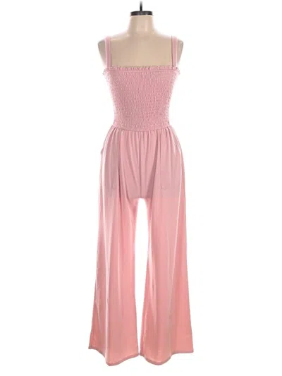 Pre-owned Moa Moa Jumpsuit In Pink
