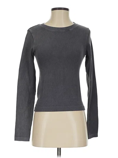Pre-owned Moa Moa Long Sleeve T-shirt In Gray
