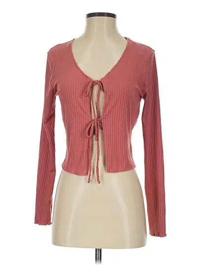 Pre-owned Moa Moa Long Sleeve T-shirt In Pink