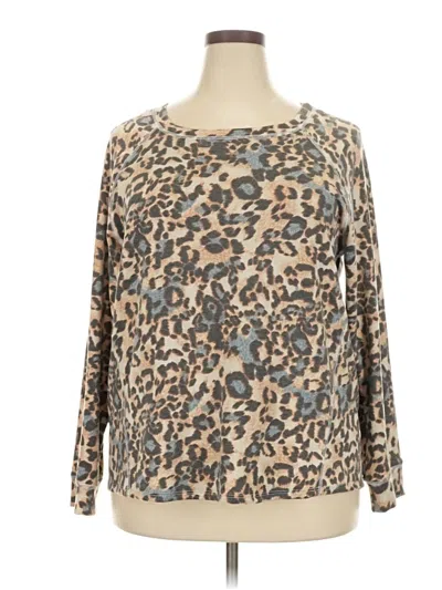 Pre-owned Moa Moa Long Sleeve T-shirt In Tan