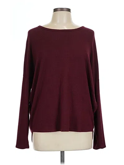 Pre-owned Moa Moa Pullover Sweater In Burgundy