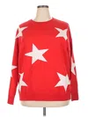 Moa Moa Pullover Sweater In Red