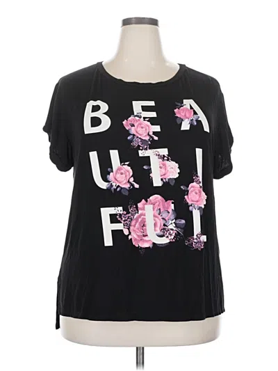 Pre-owned Moa Moa Short Sleeve T-shirt In Black