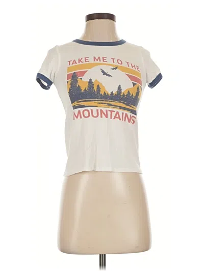Pre-owned Moa Moa Short Sleeve T-shirt In Ivory