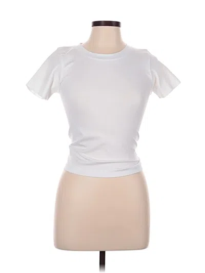 Pre-owned Moa Moa Short Sleeve T-shirt In White