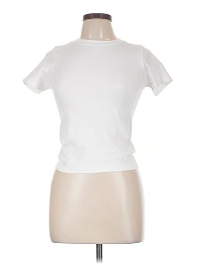Pre-owned Moa Moa Short Sleeve T-shirt In White