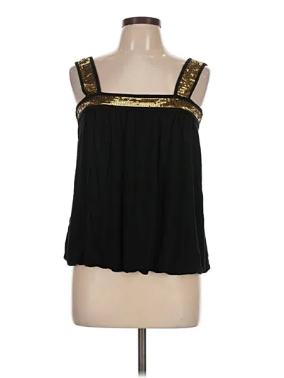 Pre-owned Moa Moa Sleeveless Blouse In Black