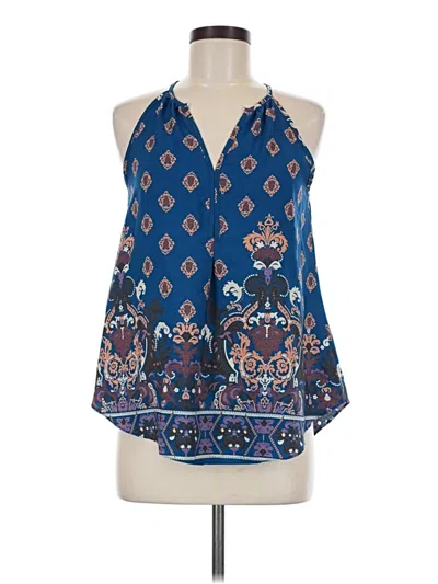 Pre-owned Moa Moa Sleeveless Blouse In Blue
