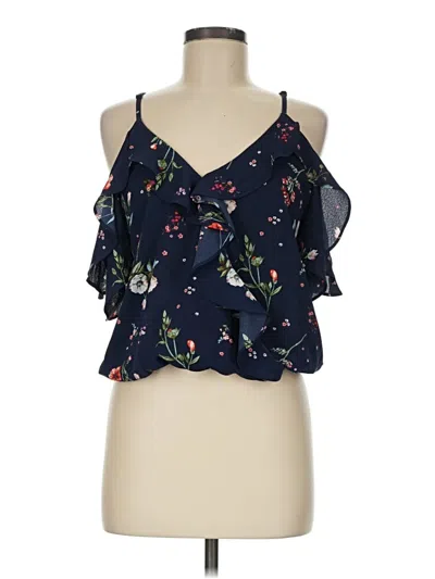 Pre-owned Moa Moa Sleeveless Blouse In Blue