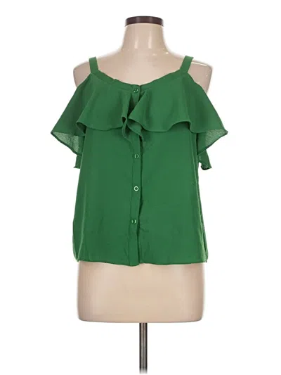 Pre-owned Moa Moa Sleeveless Blouse In Green