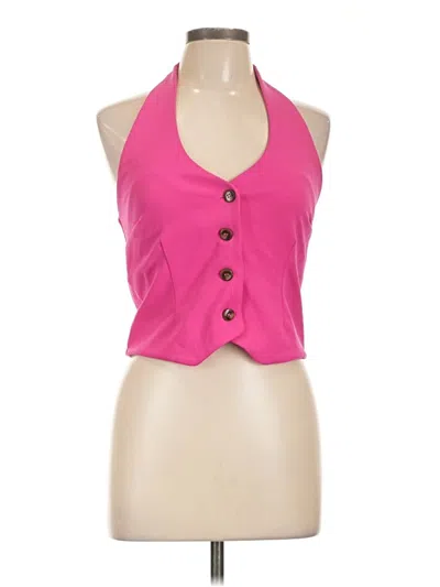 Pre-owned Moa Moa Sleeveless Blouse In Pink