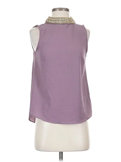 Pre-owned Moa Moa Sleeveless Blouse In Purple