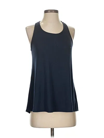 Pre-owned Moa Moa Sleeveless Top Blue Halter Neckline Tops