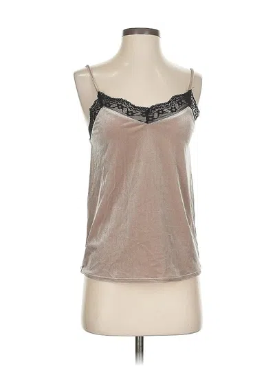 Pre-owned Moa Moa Sleeveless Top Silver Sweetheart Neckline Tops