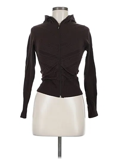 Pre-owned Moa Moa Zip Up Hoodie In Brown