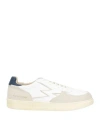 Moaconcept Man Sneakers White Size 7 Leather, Textile Fibers In White