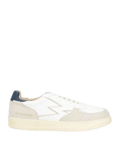 Moaconcept Man Sneakers White Size 7 Leather, Textile Fibers