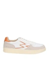 Moaconcept Man Sneakers White Size 8.5 Soft Leather, Textile Fibers In White