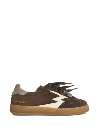 Moaconcept Sneaker Club Panelled Sneakers In Brown