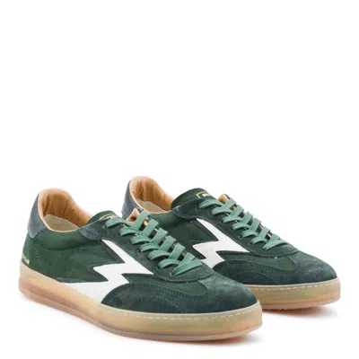Moaconcept Sneakers Dark Green Butter In Black