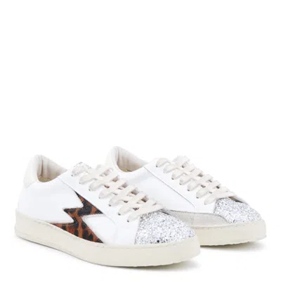 MOACONCEPT SNEAKERS WHITE LEOPARD