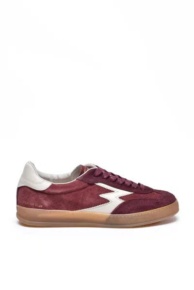 Moaconcept Suede Sneakers - Red In Brown