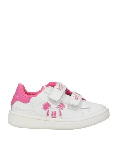 Moaconcept Babies'  Toddler Girl Sneakers White Size 10c Leather, Textile Fibers