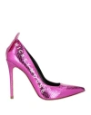 MOACONCEPT MOACONCEPT WOMAN PUMPS FUCHSIA SIZE 7 LEATHER