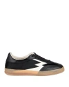 Moaconcept Woman Sneakers Black Size 6 Leather In Black
