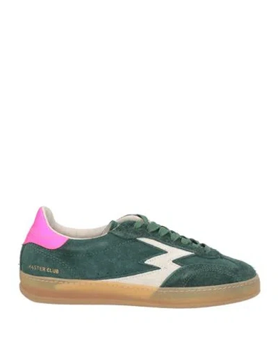 Moaconcept Woman Sneakers Dark Green Size 7.5 Leather