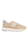 Moaconcept Woman Sneakers Military Green Size 7.5 Soft Leather, Textile Fibers In Green
