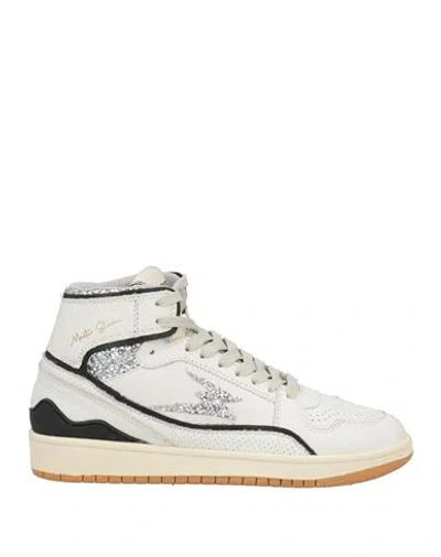 Moaconcept Woman Sneakers Off White Size 9.5 Soft Leather