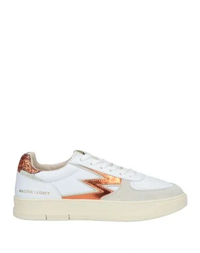 Moaconcept Woman Sneakers White Size 9.5 Soft Leather