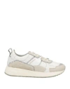 Moaconcept Woman Sneakers White Size 6.5 Soft Leather, Textile Fibers In White