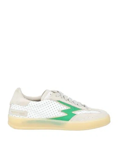 Moaconcept Woman Sneakers White Size 7.5 Leather